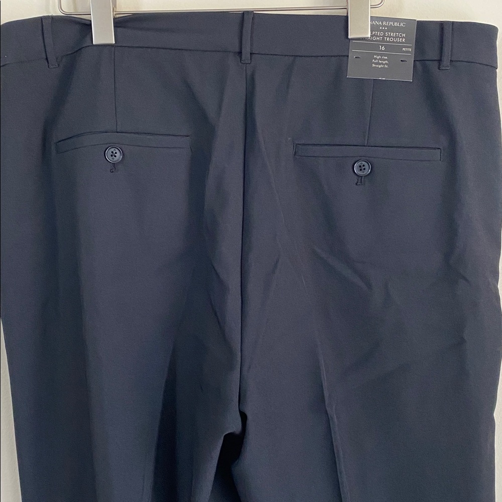 Banana Republic ladies Black Dress Pants size 16p new with tags - Picture 5 of 8